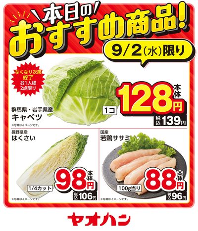 本日のおすすめ商品!