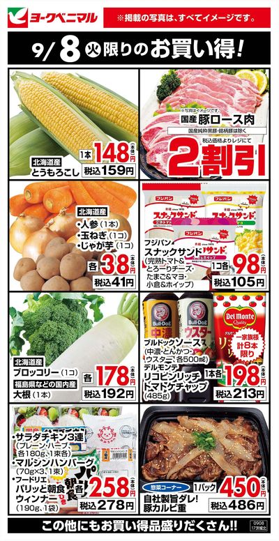 9/8限りのお買い得!