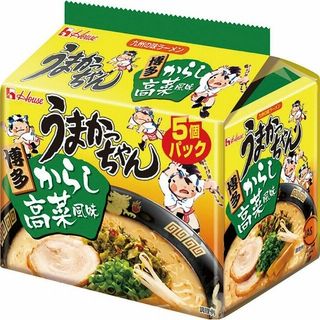 ハウス うまかっちゃん からし高菜風味 5食パック