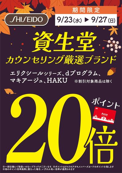 資生堂カウンセリング厳選ブランド_ポイント20倍