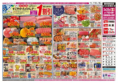 3/14号 カレーフェア/G.G感謝デー/カメさんデー:ウラ