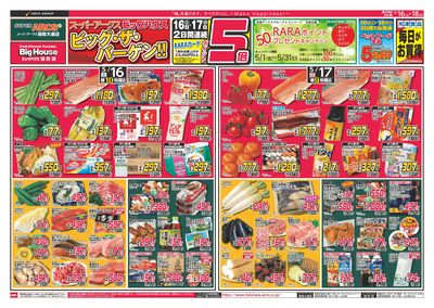 【店舗限定】ビッグ・ザ・バーゲン 16日17日ポイント5倍
