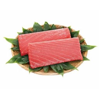台湾・インド洋産他大めばちまぐろ刺身用さくどり 2柵入(解凍)