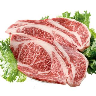 国産・交雑種 牛肩ロースステーキ 100g当り