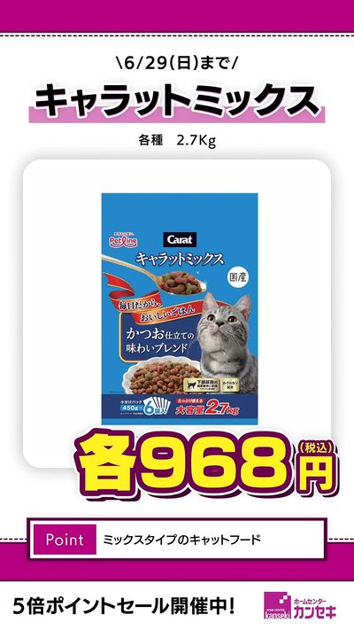 ミックスタイプのキャットフード!