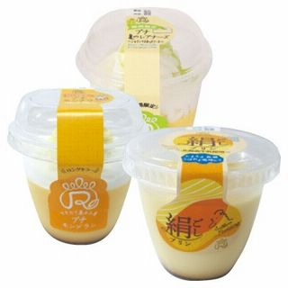 プチ夏のレアチーズ(シャインマスカットソース)/絹ごしプリン/プチモンブラン