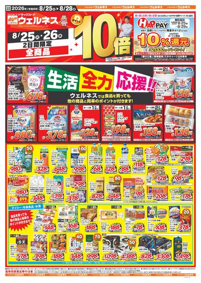 8/25~28 ウェルネスチラシ 表