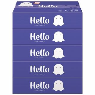ハロー コンパクトボックスティシュ 150W×5個パック