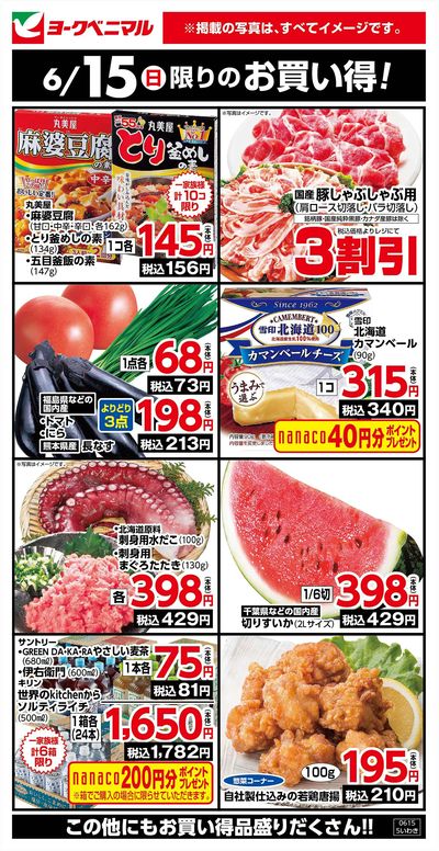 6/15限りのお買い得!