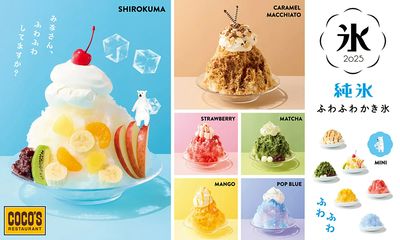 ココロはずむココスのスイーツかき氷『純氷ふわふわかき氷 第2弾』開催中!