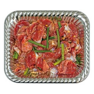 タイ産若どり砂肝スライス味付焼肉用(にんにくの芽入り)(解凍)