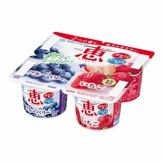 雪印メグミルク ナチュレ恵 ブルーベリー+いちご 4個組
