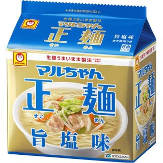 東洋水産 マルちゃん正麺旨塩味 5食パック