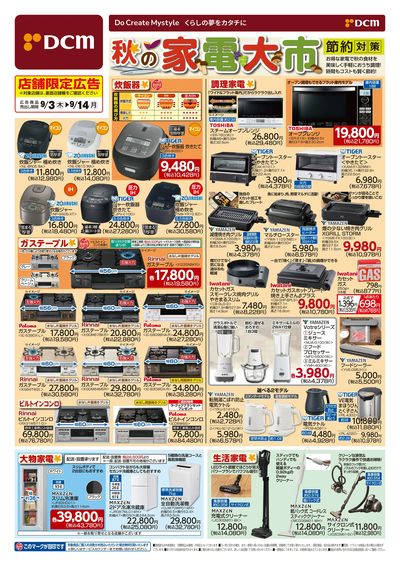 秋の家電大市