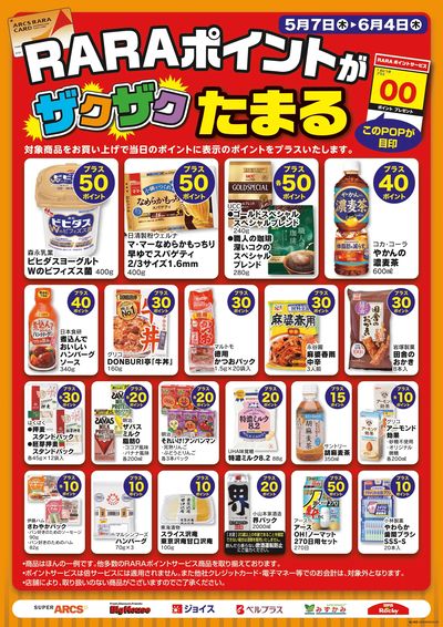5月度RARAポイント