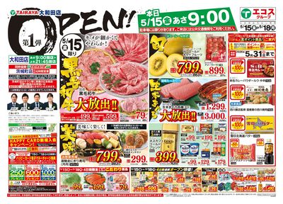 5月15日号大和田店オープン1弾:おもて
