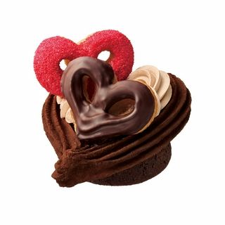 ネットオーダー限定ドーナツ【Mister Donut×GODIVA】トリオハート ショコラ&プラリネ