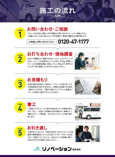 施工の流れ