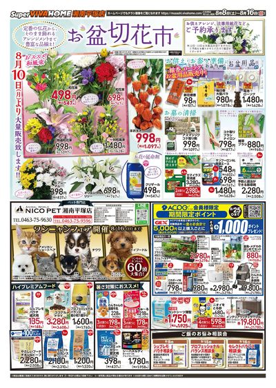 スーパービバホーム湘南平塚店8/8号