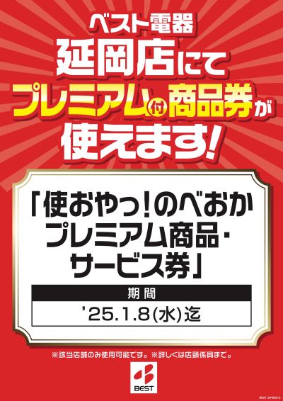 ベスト電器延岡店 のチラシ -