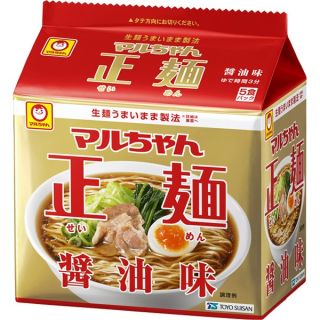 東洋水産 マルちゃん正麺醤油味 5食パック