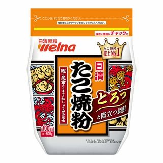 個数制限あり 日清ウェルナ たこ焼粉 500g