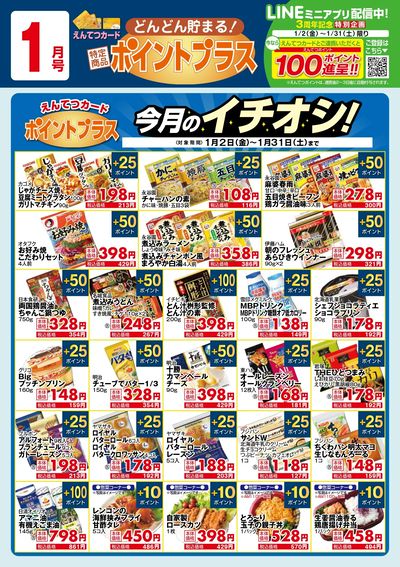 1月 ポイントプラス