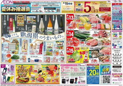 8/13号 イオンのごちそう大市:裏面