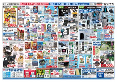 コメリパワー 7/17号 夏本番を楽しもう! ウラ