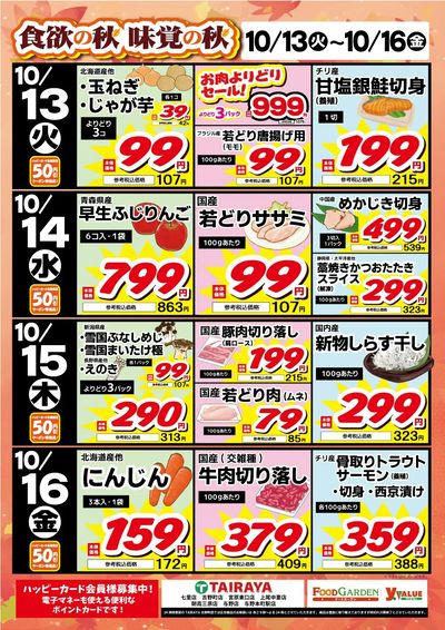 食欲の秋 味覚の秋