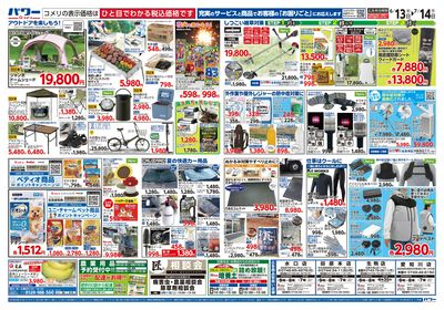 コメリパワー 6/13号 家計応援祭  ウラ
