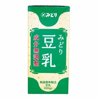 みどり 無調整豆乳 1000ml