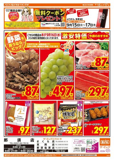9/15週中チラシ(オモテ)