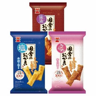 田舎のおかき(まろやか醤油/塩/ざらめ)