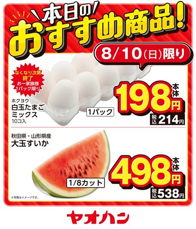 本日のおすすめ商品!