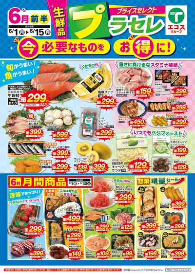 6月前半プライスセレクト(生鮮品)