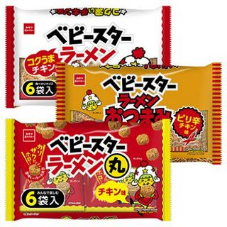 ベビースターラーメン丸 チキン味/ベビースターラーメンおつまみ ピリ辛チキン味/ベビースターラーメン コクうまチキン味