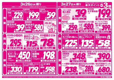 3/24彩りメニューで春を満喫(裏面)