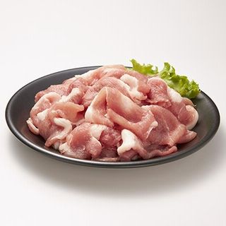 豚カタ肉小間切り(メガ盛り)