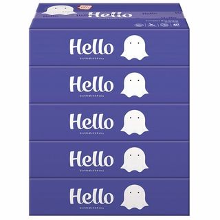 ハローコンパクトボックスティシュ 150W×5個パック