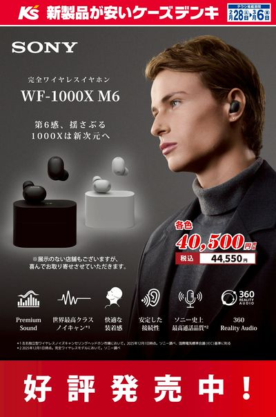 第6感、揺さぶる1000Xは新次元へ WF-1000X M6