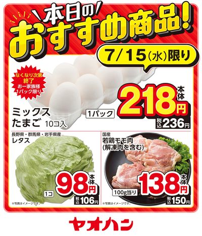 本日のおすすめ商品!