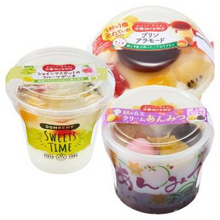 プリンアラモード/シャインマスカットのフルーツポンチ/秋の白玉クリームあんみつ