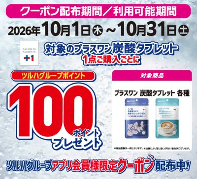 炭酸タブレット100Pプレゼント