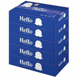 ハローコンパクトボックスティシュ〈5個パック〉150W×5