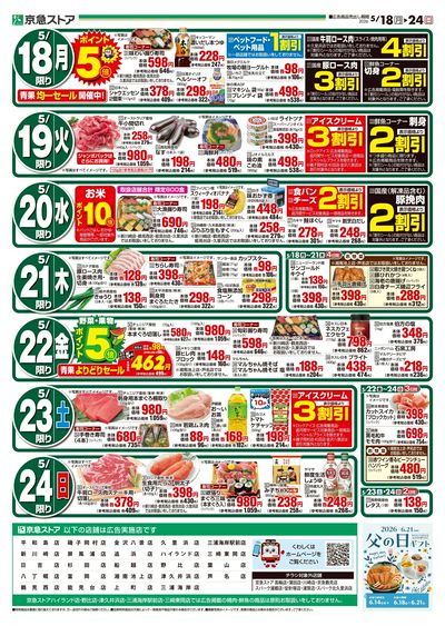 5/18号チラシ:ウラ
