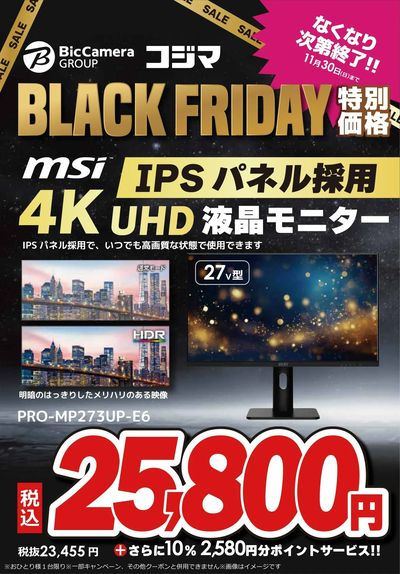 ブラックフライデー特別価格