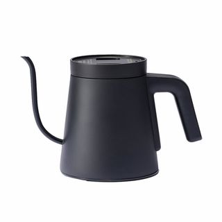 持ちやすく注ぎやすいカフェケトル 温度調節付き ブラック